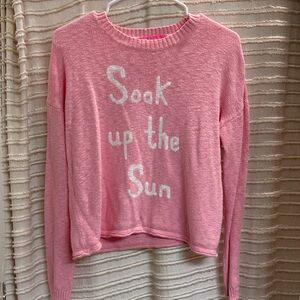 Lilly Pulitzer Pink Crew Neck Sweater